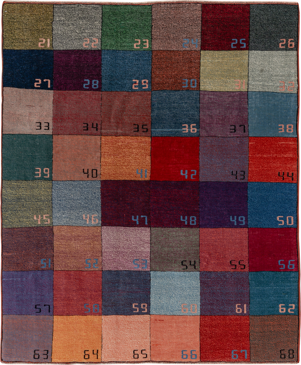 Vintage Turkish Anatolian Accent Rug, No.33364 - Gsblank