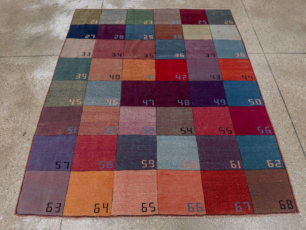 Vintage Turkish Anatolian Accent Rug, No.33364 - Gsblank