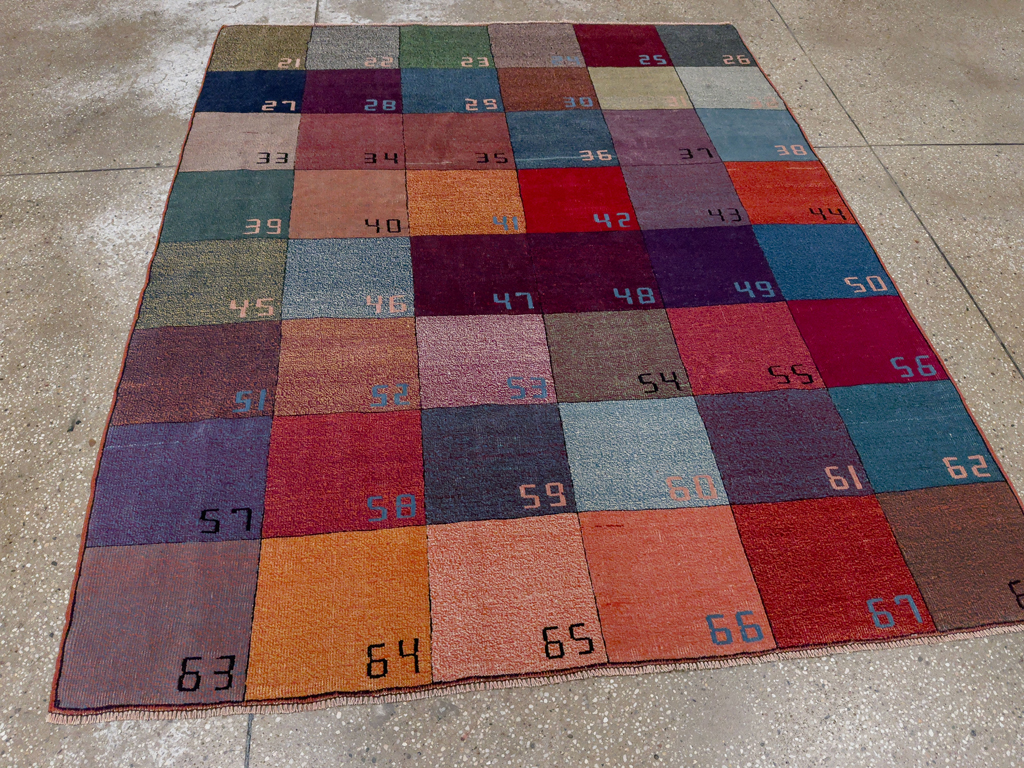 Vintage Turkish Anatolian Accent Rug, No.33364 - Gsblank