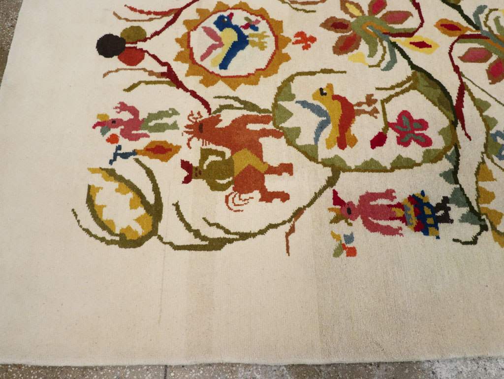 Mid-20th Century Art Deco Carpet By Olga Fisch, No.33367 - Gsblank