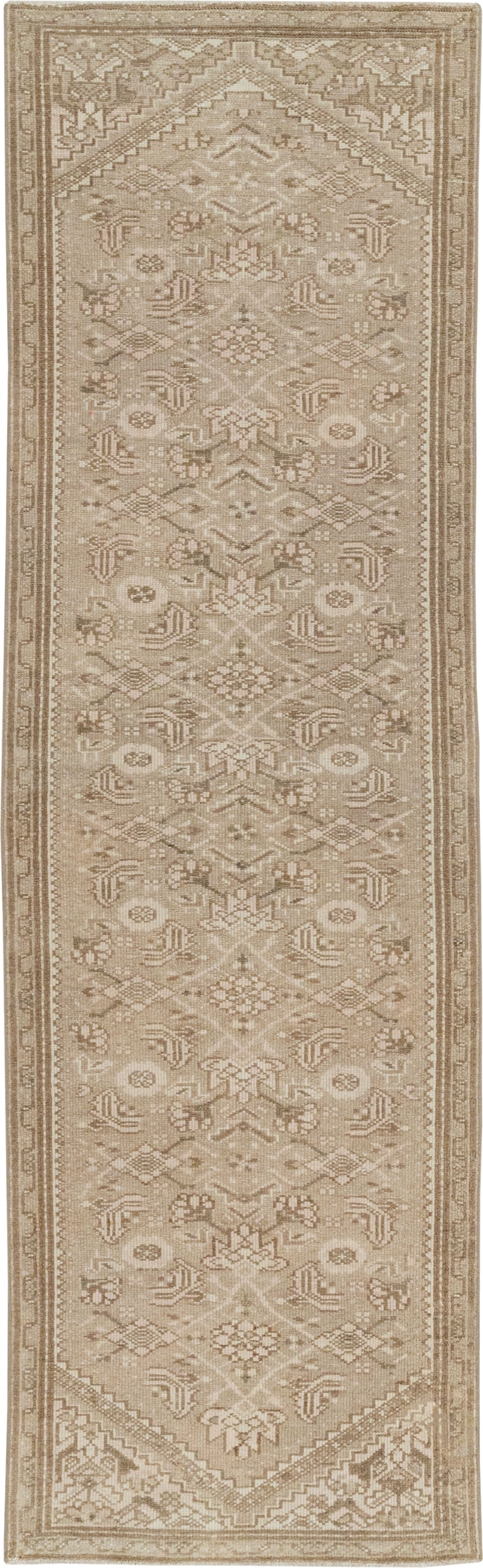 Vintage Persian Malayer Runner, No.33371 - Gsblank