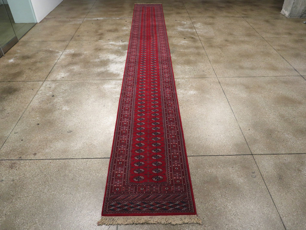 Modern Central Asian Bokhara Long Runner, No.33377 - Gsblank