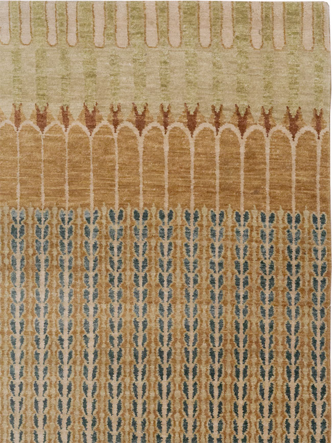 Modern Tibetan Long and Narrow Carpet, No.33382 - Gsblank