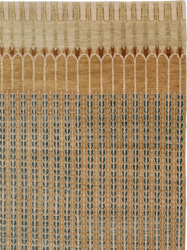 Modern Tibetan Long and Narrow Carpet, No.33382 - Gsblank