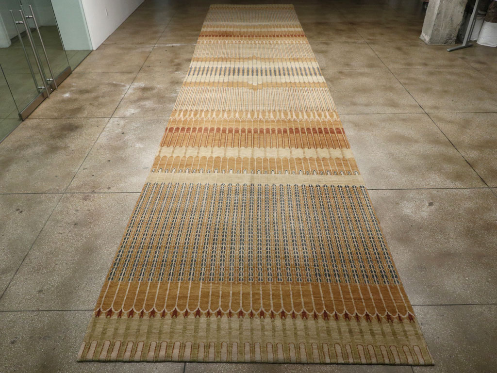 Modern Tibetan Long and Narrow Carpet, No.33382 - Gsblank