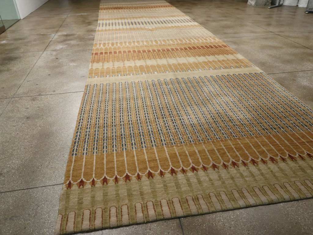 Modern Tibetan Long and Narrow Carpet, No.33382 - Gsblank