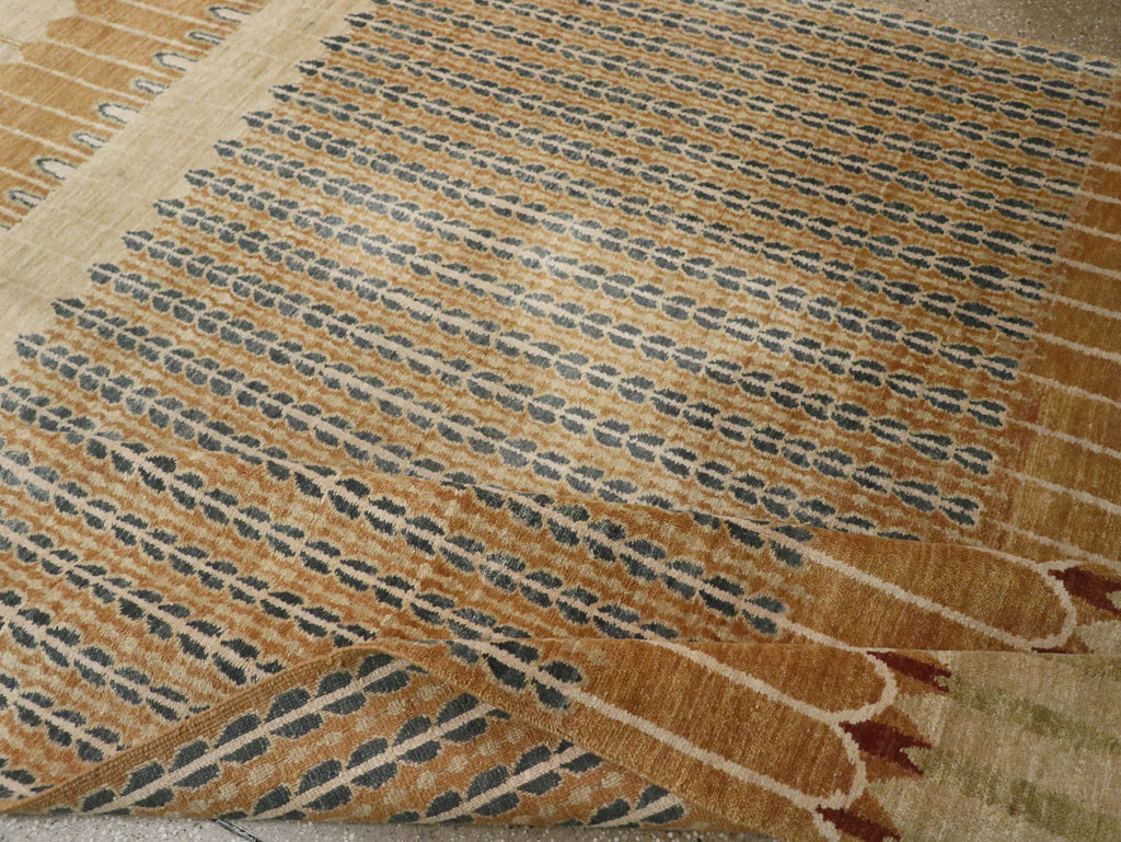 Modern Tibetan Long and Narrow Carpet, No.33382 - Gsblank