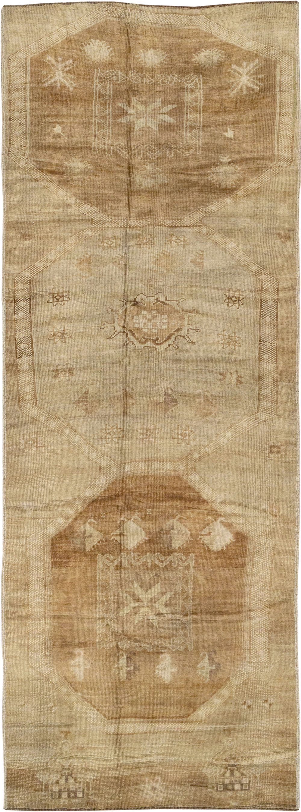 Vintage Turkish Anatolian Wide Runner, No.33387 - Gsblank