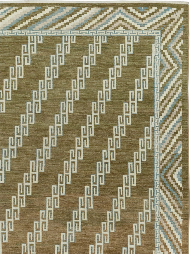 Modern East Turkestan Khotan Large Room Size Carpet, No.33390 - Gsblank