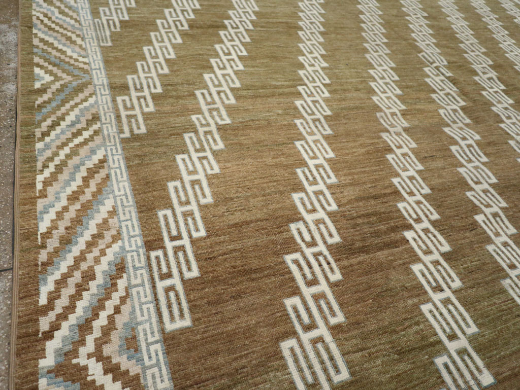 Modern East Turkestan Khotan Large Room Size Carpet, No.33390 - Gsblank