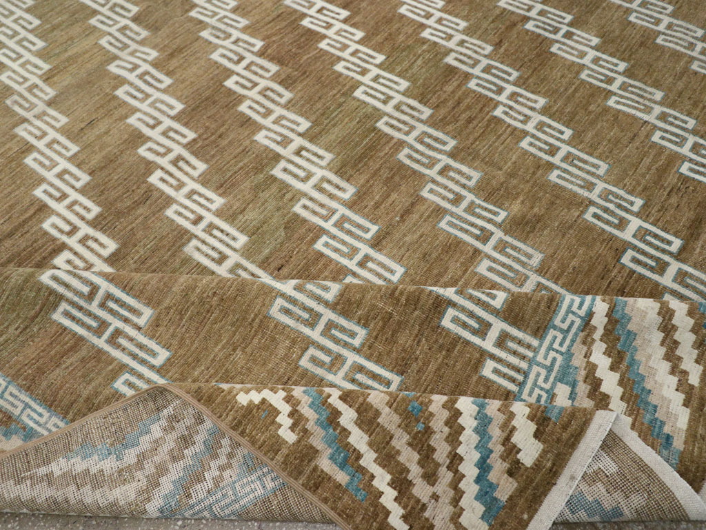 Modern East Turkestan Khotan Large Room Size Carpet, No.33390 - Gsblank