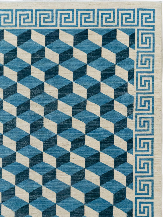 Modern East Turkestan Khotan Room Size Carpet, No.33392 - Gsblank