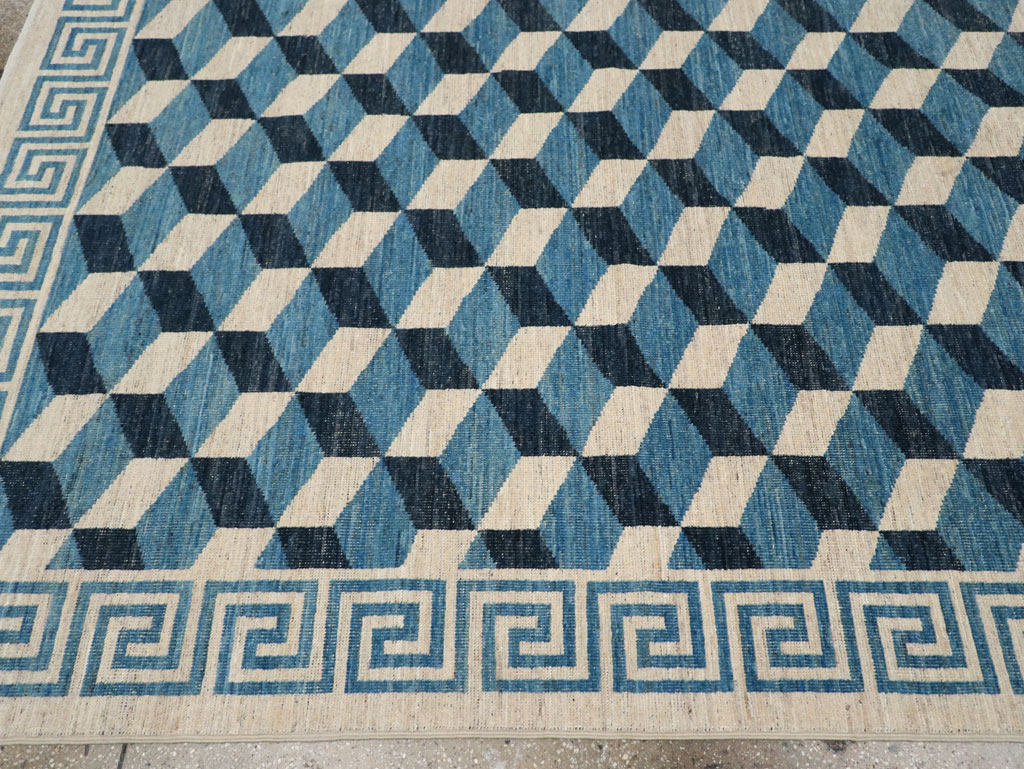 Modern East Turkestan Khotan Room Size Carpet, No.33392 - Gsblank