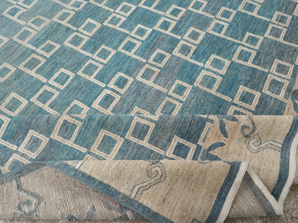 Modern East Turkestan Khotan Square Room Size Carpet, No.33393 - Gsblank