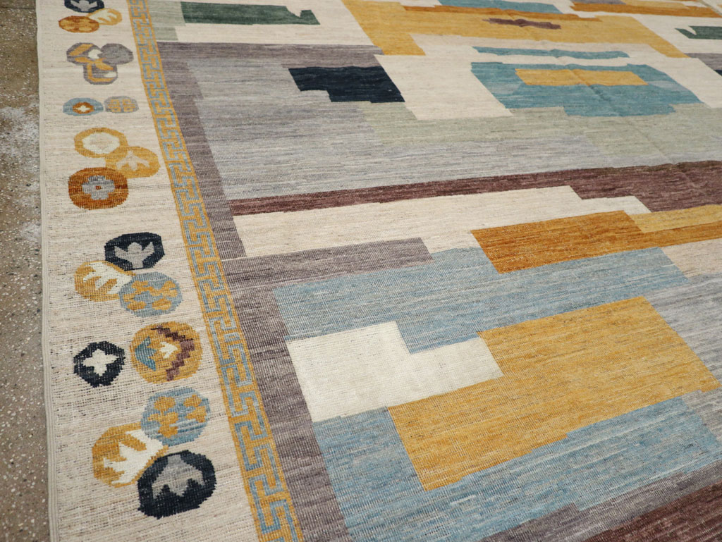 Modern East Turkestan Khotan Large Room Size Carpet, No.33395 - Gsblank