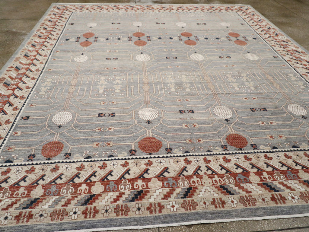Modern East Turkestan Khotan Large Room Size Carpet, No.33402 - Gsblank