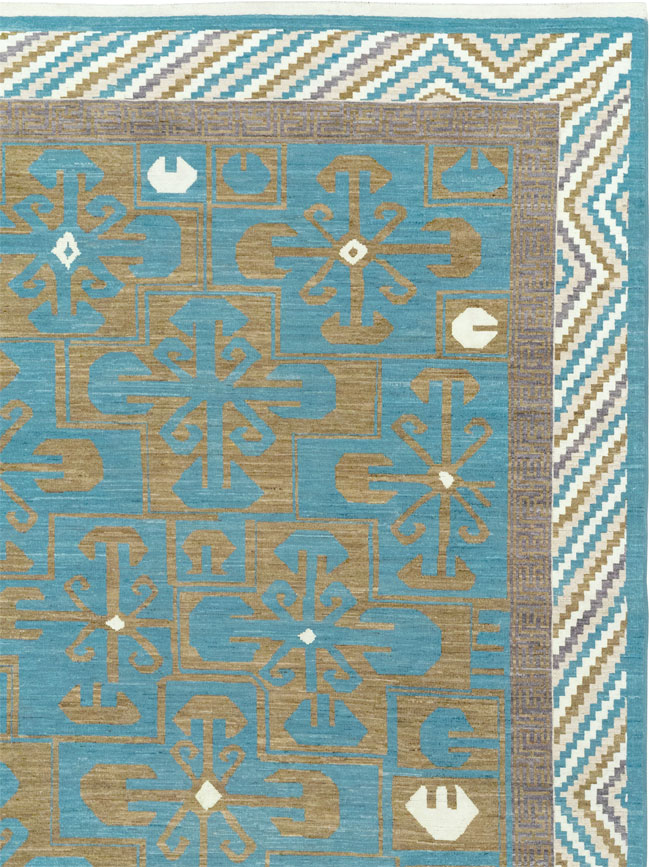 Modern East Turkestan Khotan Large Room Size Carpet, No.33403 - Gsblank