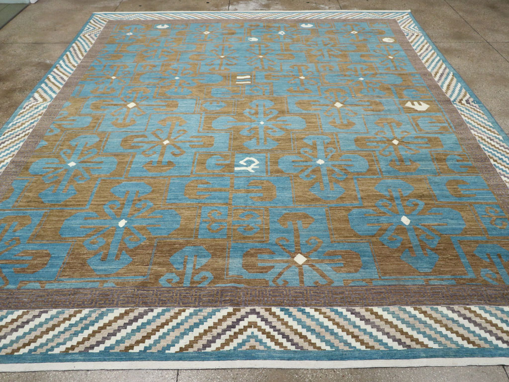 Modern East Turkestan Khotan Large Room Size Carpet, No.33403 - Gsblank