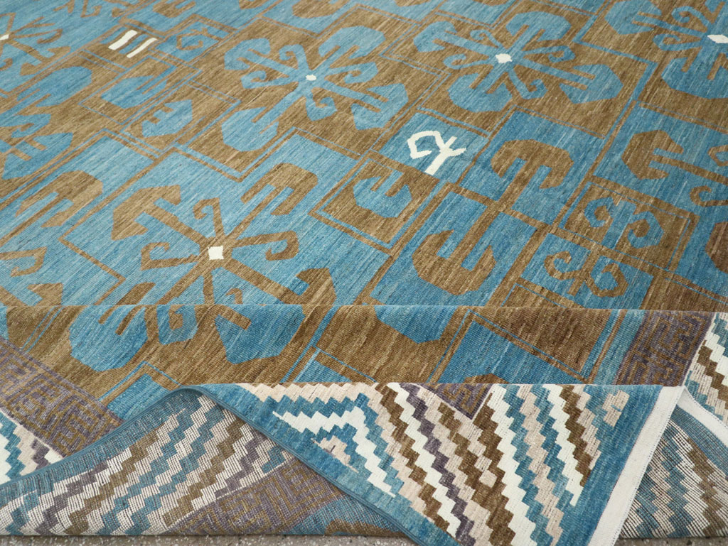 Modern East Turkestan Khotan Large Room Size Carpet, No.33403 - Gsblank