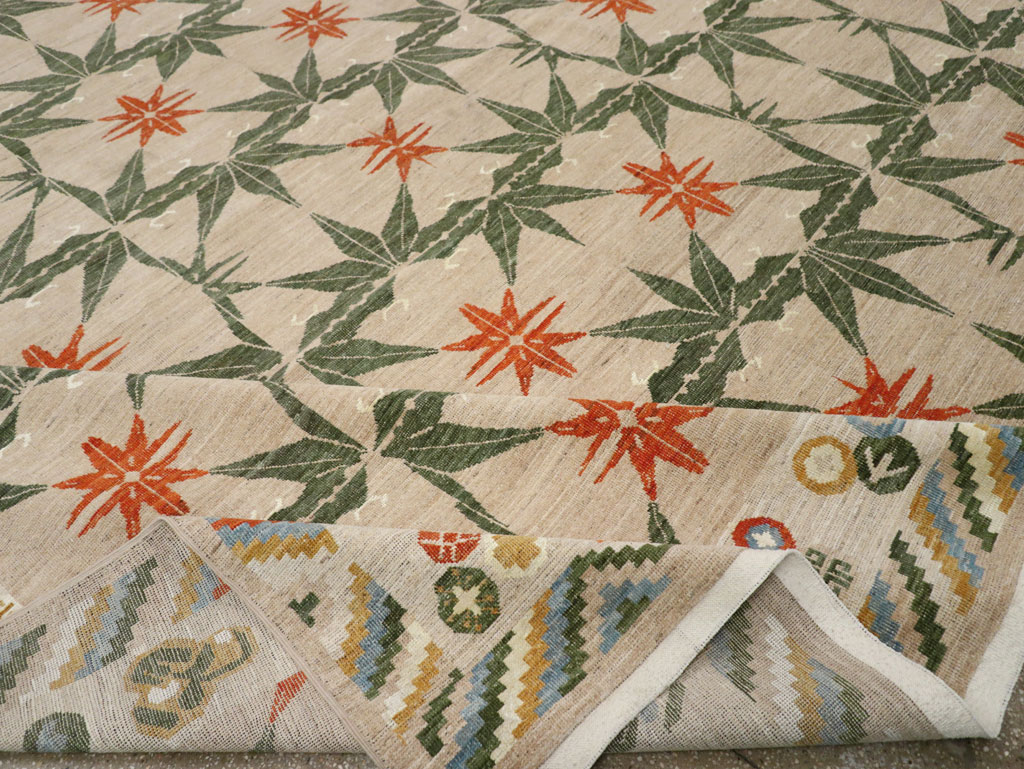 Modern East Turkestan Khotan Large Room Size Carpet, No.33404 - Gsblank