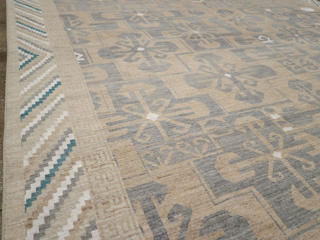 Modern East Turkestan Khotan Oversize Carpet, No.33405 - Gsblank