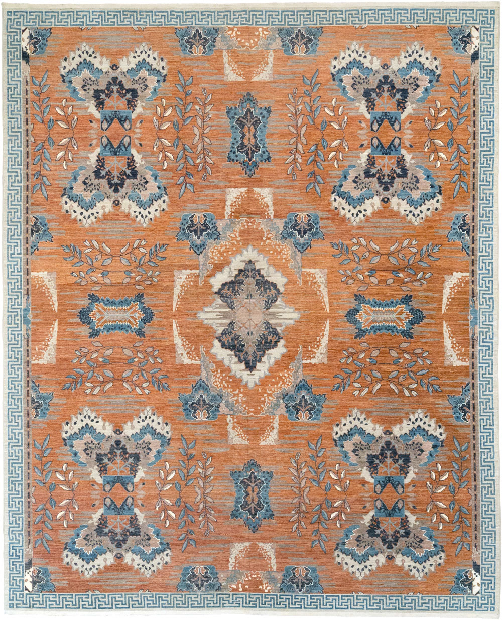 Modern East Turkestan Khotan Large Room Size Carpet, No.33407 - Gsblank