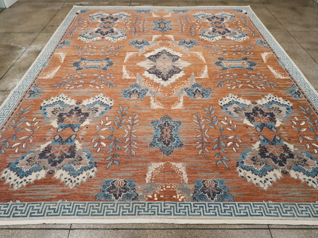 Modern East Turkestan Khotan Large Room Size Carpet, No.33407 - Gsblank