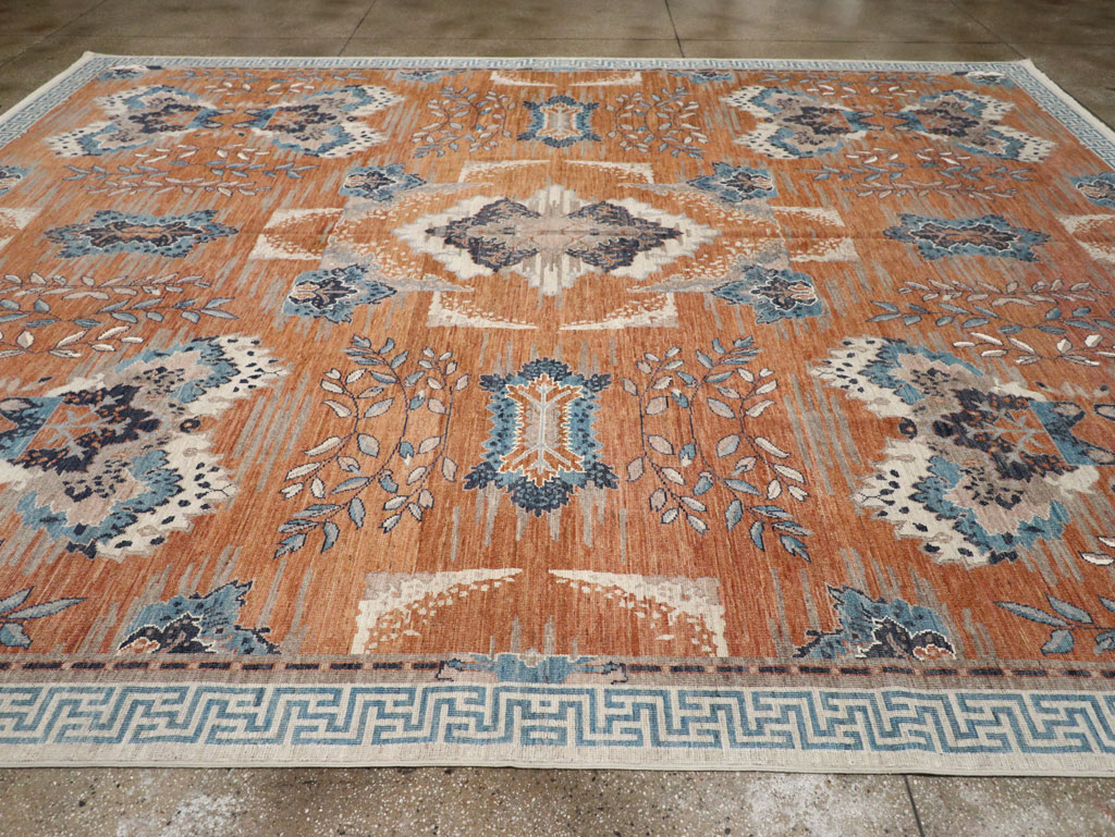 Modern East Turkestan Khotan Large Room Size Carpet, No.33407 - Gsblank