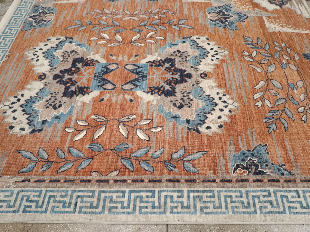 Modern East Turkestan Khotan Large Room Size Carpet, No.33407 - Gsblank