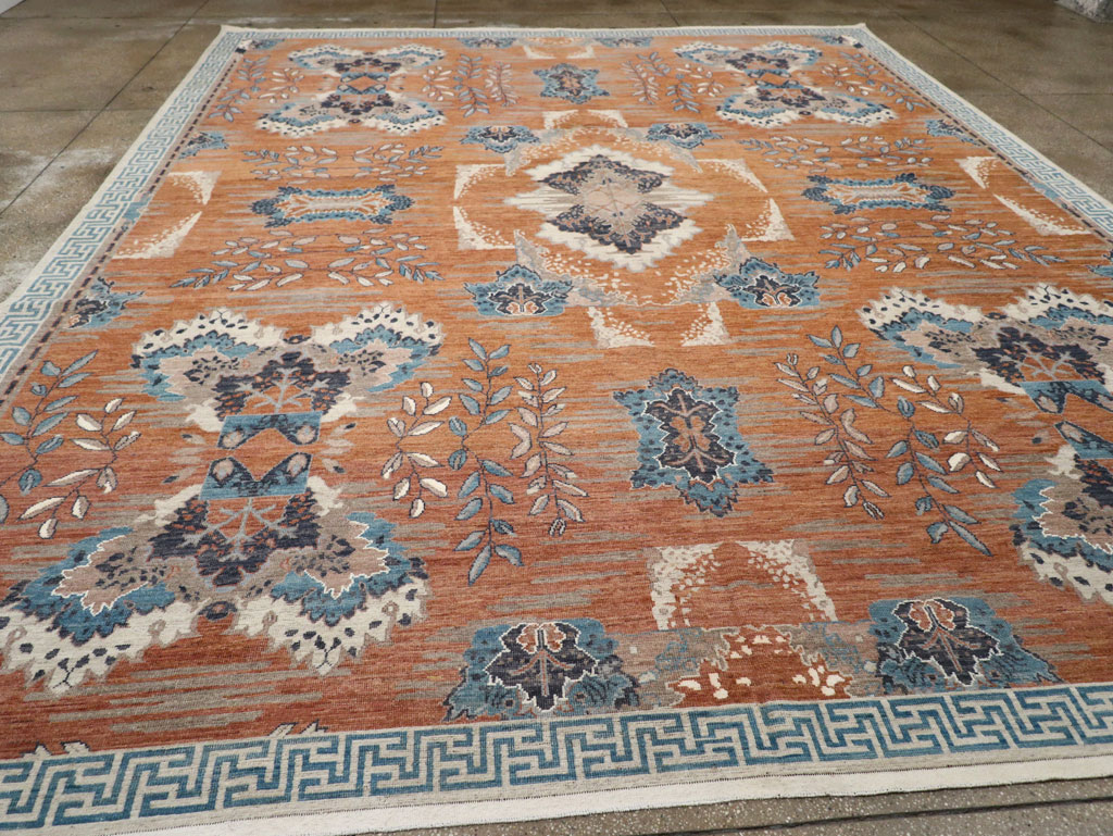 Modern East Turkestan Khotan Large Room Size Carpet, No.33407 - Gsblank