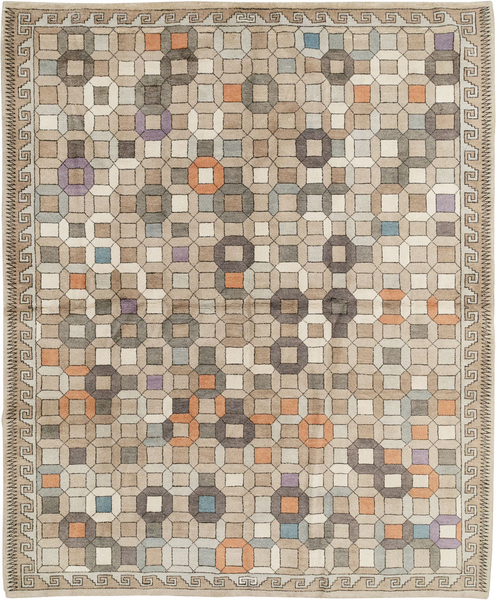 Modern East Turkestan Mongolian Room Size Carpet, No.33408 - Gsblank