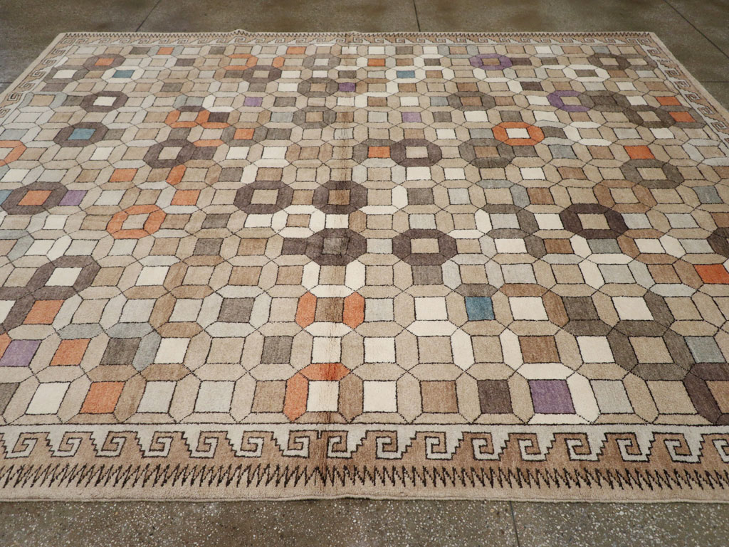 Modern East Turkestan Mongolian Room Size Carpet, No.33408 - Gsblank