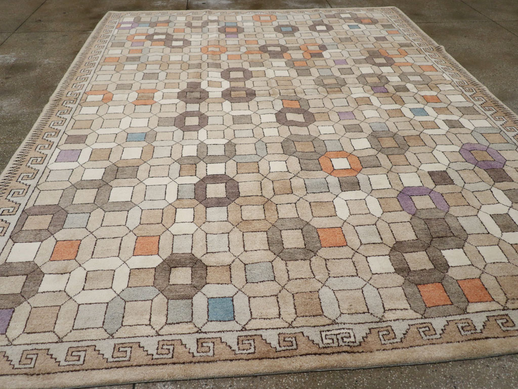 Modern East Turkestan Mongolian Room Size Carpet, No.33408 - Gsblank