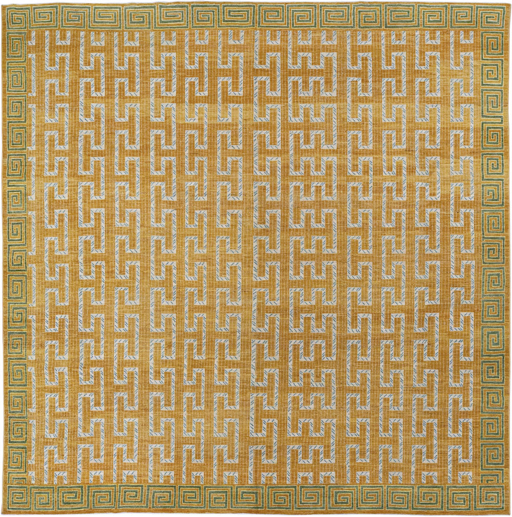 Modern East Turkestan Khotan Large Square Room Size Carpet, No.33409 - Gsblank