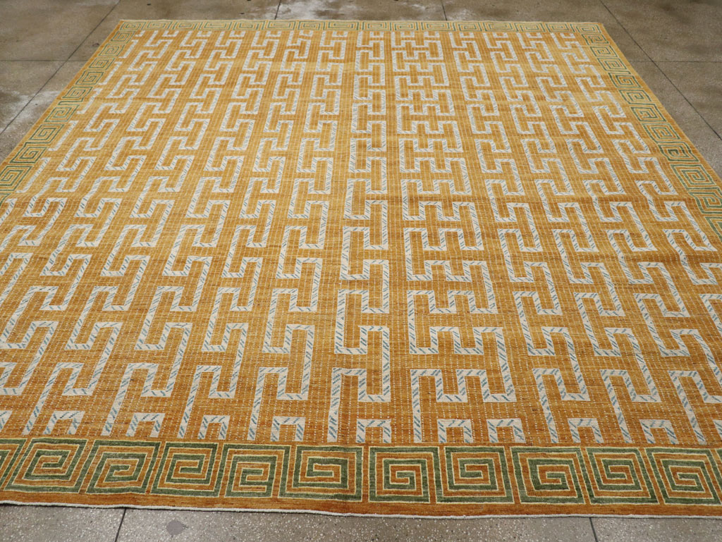 Modern East Turkestan Khotan Large Square Room Size Carpet, No.33409 - Gsblank