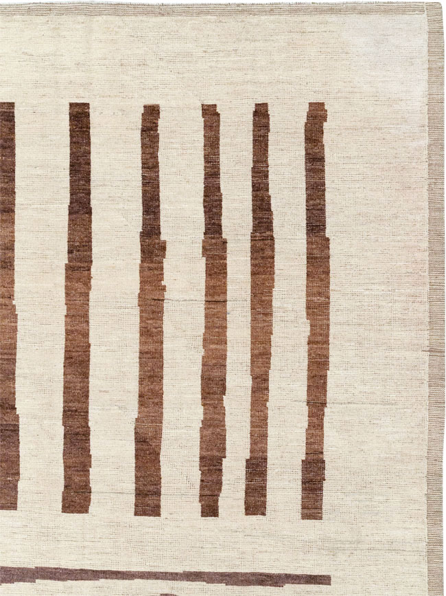 Modern Moroccan Room Size Carpet, No.33418 - Gsblank