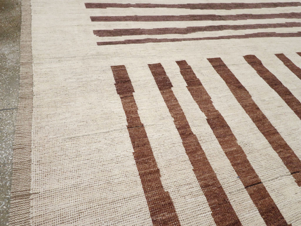 Modern Moroccan Room Size Carpet, No.33418 - Gsblank