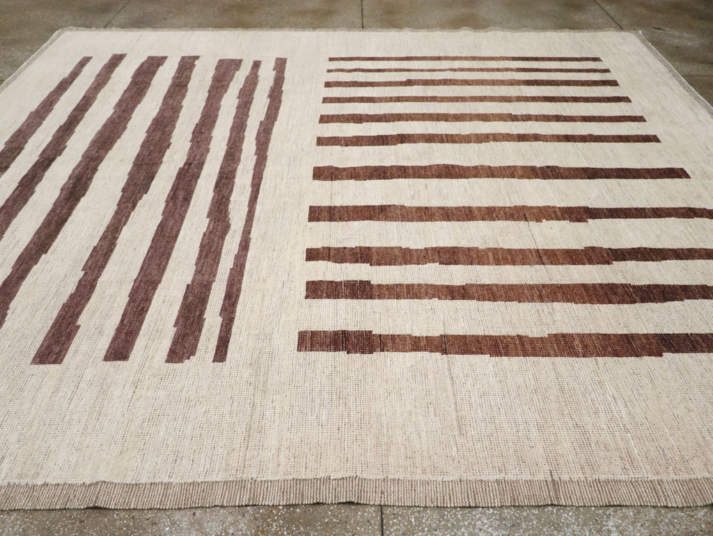 Modern Moroccan Room Size Carpet, No.33418 - Gsblank