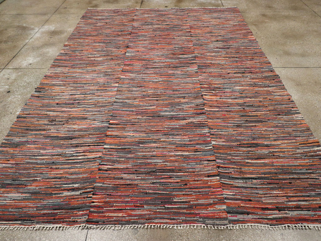 Vintage American Rag Rug, No.33424 - Gsblank