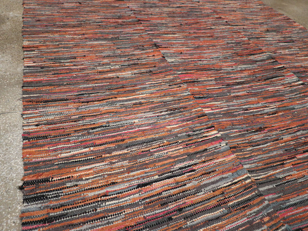 Vintage American Rag Rug, No.33424 - Gsblank