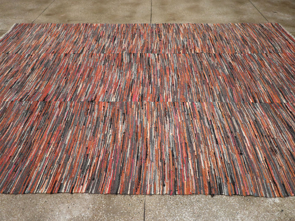 Vintage American Rag Rug, No.33424 - Gsblank