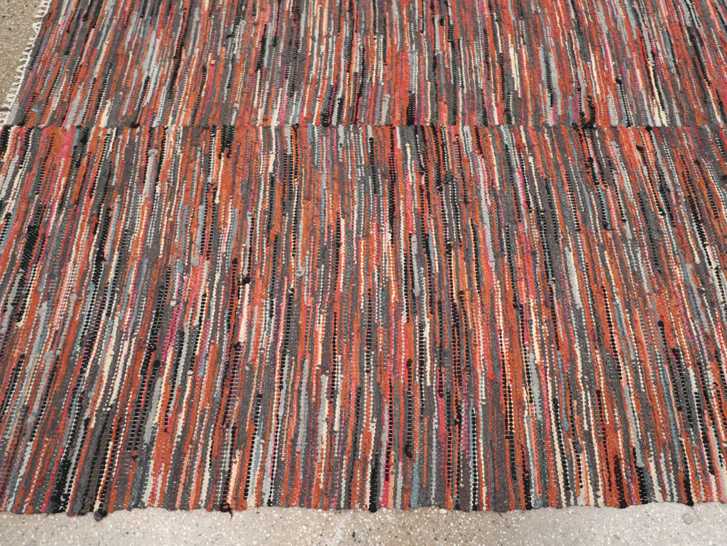 Vintage American Rag Rug, No.33424 - Gsblank