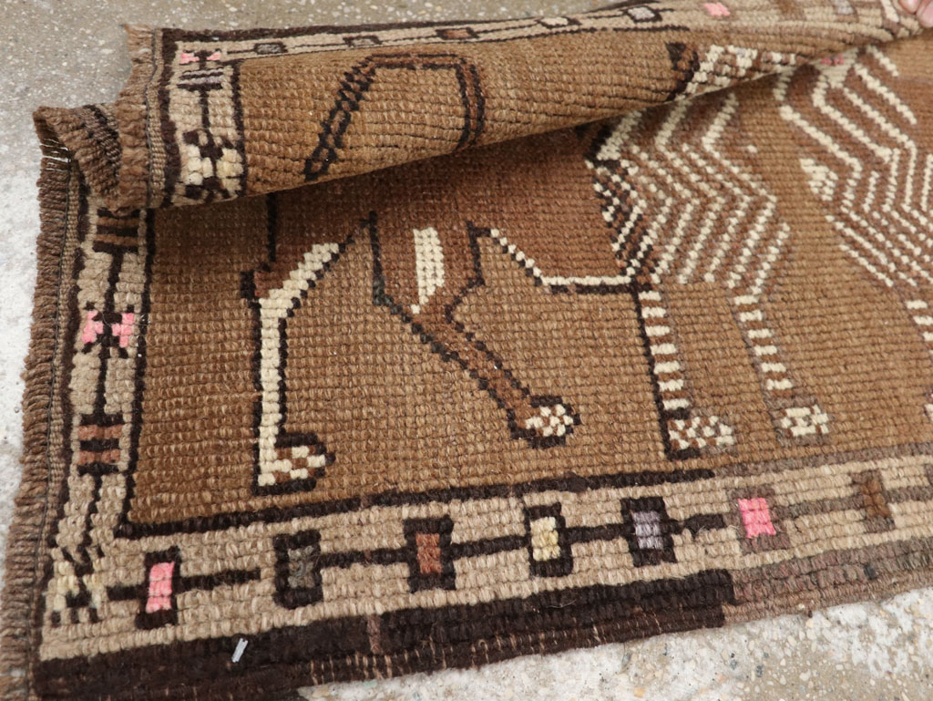 Vintage Turkish Anatolian Pictorial Rug, No.33428 - Gsblank