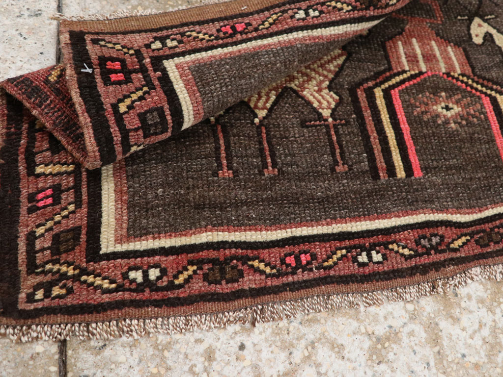 Vintage Turkish Anatolian Pictorial Rug (Pair: 1 of 2), No.33429 - Gsblank