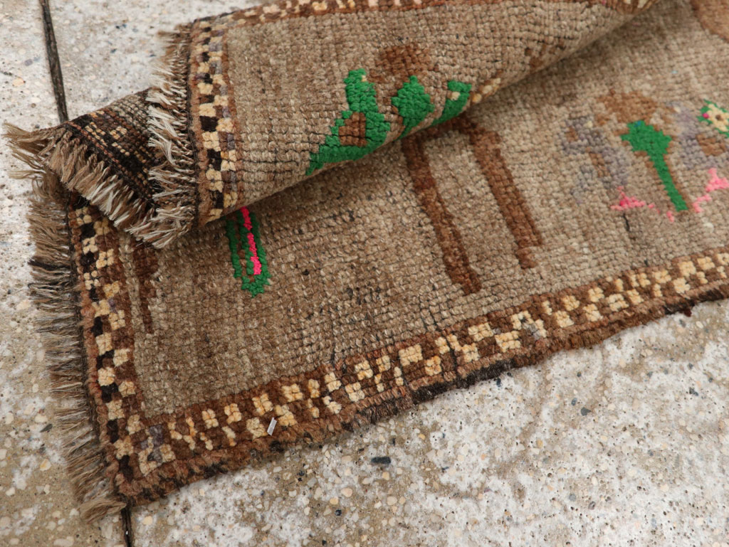 Vintage Turkish Anatolian Pictorial Rug (Pair: 1 of 2), No.33444 - Gsblank