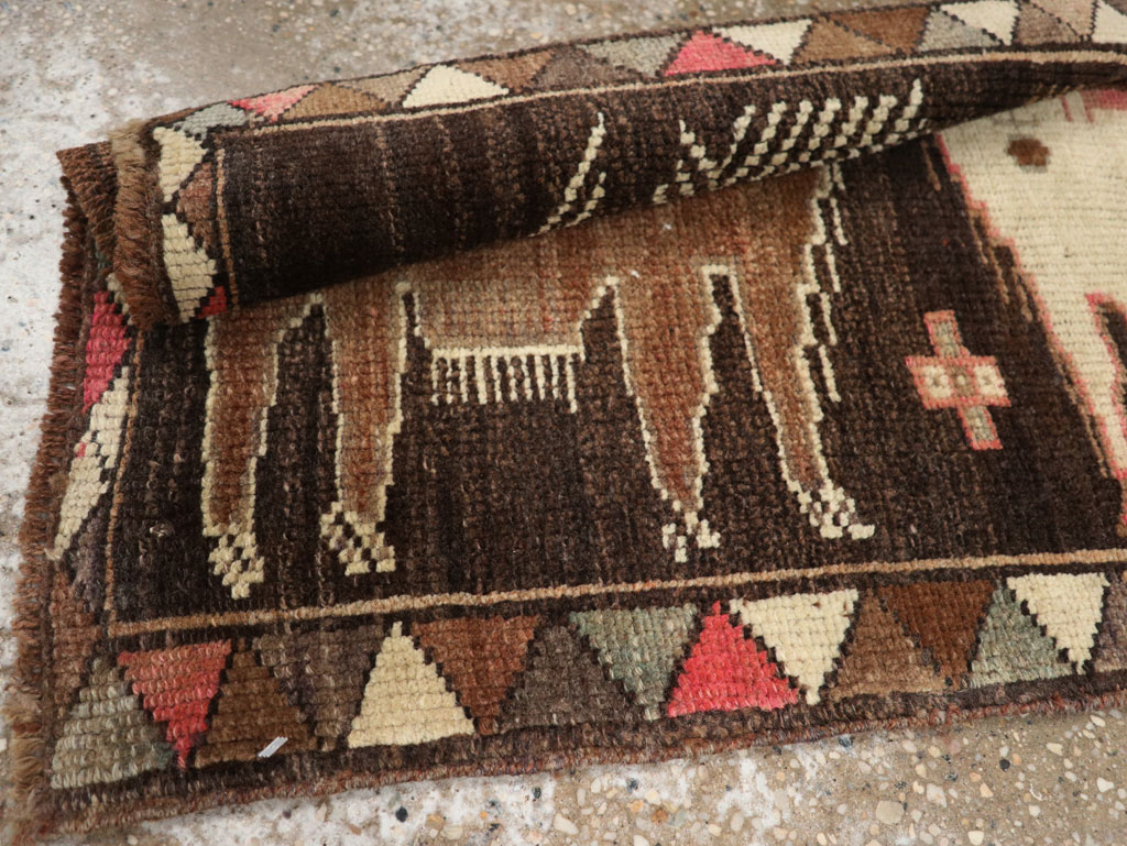 Vintage Turkish Anatolian Pictorial Rug, No.33447 - Gsblank