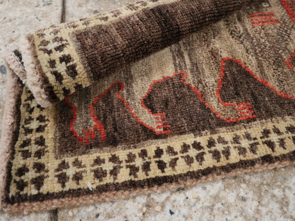 Vintage Turkish Anatolian Pictorial Rug (Pair: 2 of 2), No.33448 - Gsblank