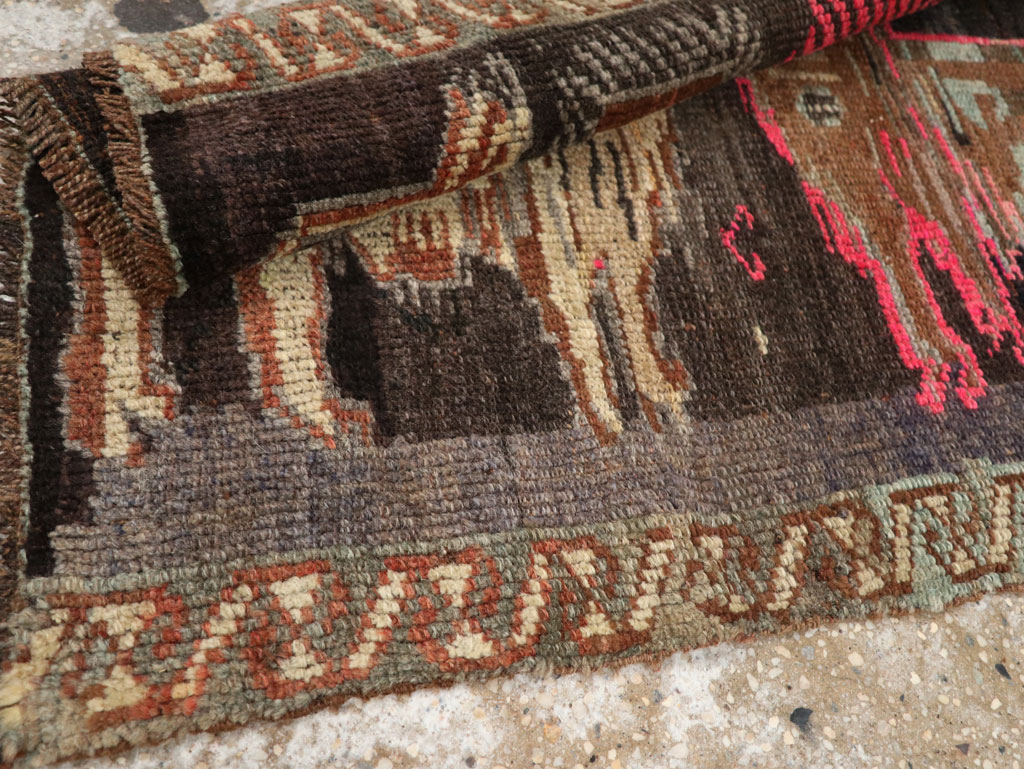 Vintage Turkish Anatolian Pictorial Rug, No.33452 - Gsblank