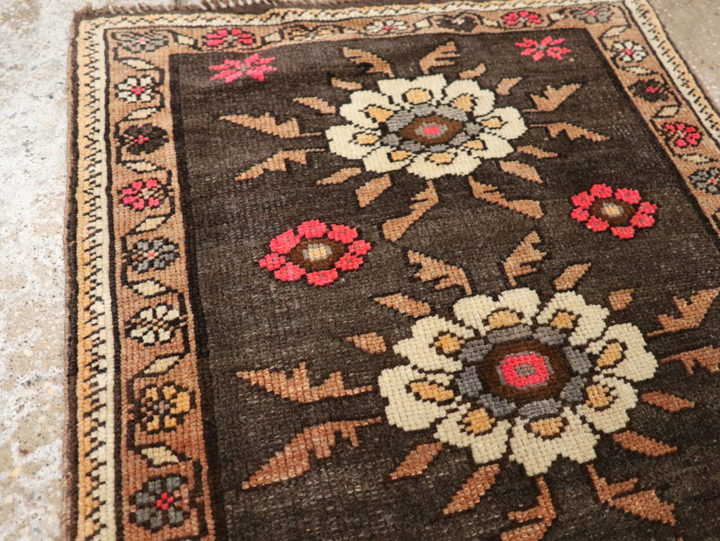 Vintage Turkish Anatolian Throw Rug  (Pair: 2 of 2), No.33455 - Gsblank