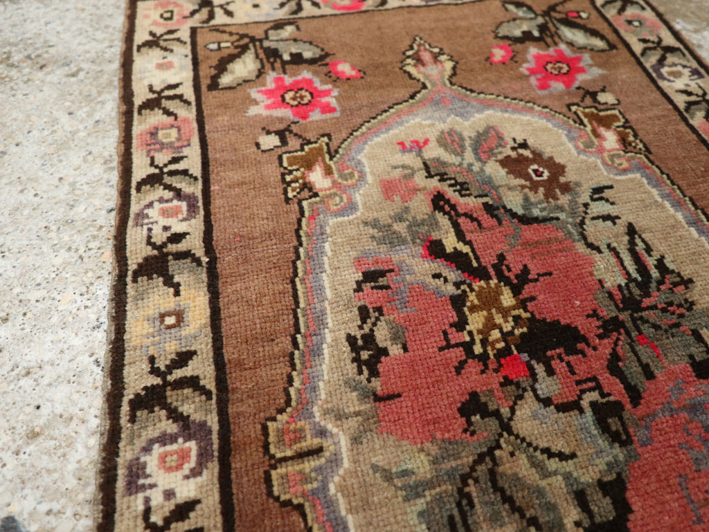 Vintage Turkish Anatolian Throw Rug, No.33456 - Gsblank